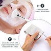 10 PCS Face Mask Brush Soft Facial Fan Brush Acid