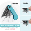WORKPRO 2PCS EDC Folding Utility Knife, Mini Box Cutter with