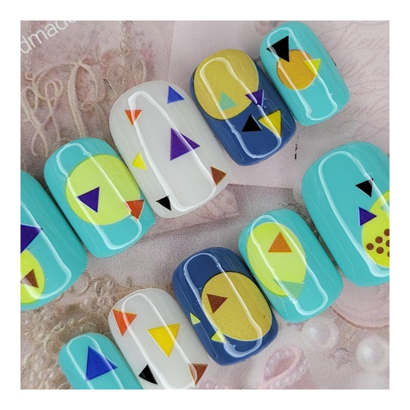 Unikitsch 3 Handmade Nail Tips - Almond S / 유니키치3
