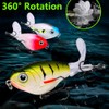(E# Large) Sharp Hook & Jig Blade Spinners Fishing Lures,