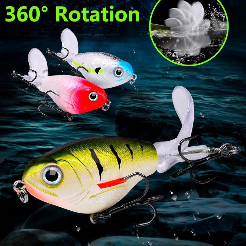 (E# Large) Sharp Hook & Jig Blade Spinners Fishing Lures,