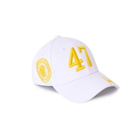 D.T M.A.G.A Hat - Baseball Cap with USA Flag, Slogan "Make. America. Great. Again" & "Never Surrender," Unisex, Presidents' Day - group: White 47th