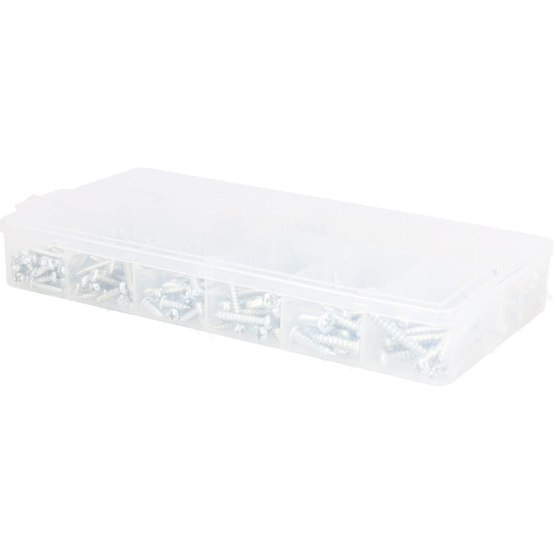 550 piece Metric Sheet Metal Self Tapping Screw Assortment kit