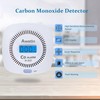 2 Pack Carbon Monoxide Detectors - Carbon Monoxide Alarm Battery