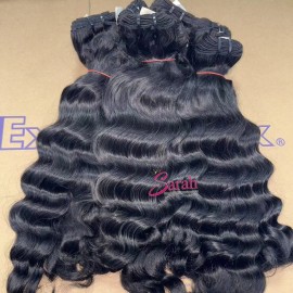 100% Raw Vietnamese Hair Cuticle Aligned Raw Unprocessed Indian Hair Burmese Curly Cambodian Body Wave Closure Frontal Vendorscolor: 1pcs bundle Natural wave, Stretched Length: 20 Inches