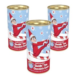 Christmas Hot Chocolate Elf On The Shelf Hot Cocoa - Best Stocking Stuffer For Kids, Christmas Candy Gift (3-7oz Tins)