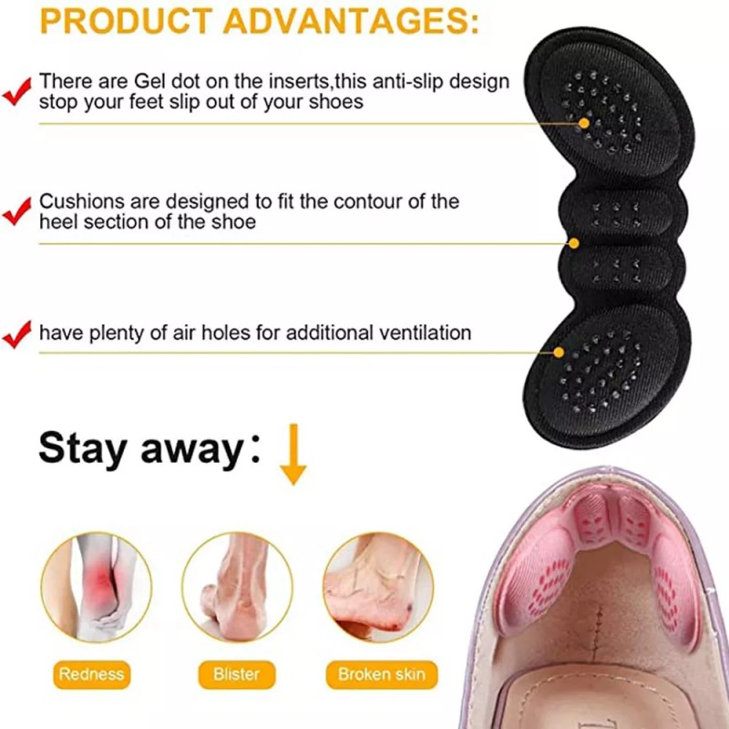 generic 2×taloneras Protector Creative Abreast Para Zapatos Holgados