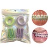 2 Color Mixed Dental Orthodontic Ligature Ties Kits Teeth Braces