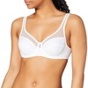 Dim Generous Minimiser Underwired Bra for Women x1, White