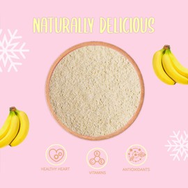 Freeze Dried Banana Powder 100g - No Added Sugar, 100% Natural, Gluten Free, Vegan Friendly