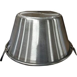 Cazo Grande Para Carnitas Extra Large 25" inch Stainless Steel Heavy Duty Acero Inoxidable Wok comal Fry