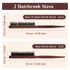 2 Pack Back Combing Brushes, Backcombing Brush, Sleek Hair Brush