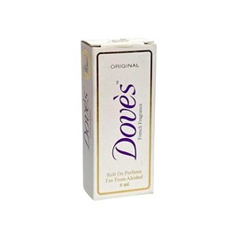Almas Doves Original French Fragrance Roll-On Perfume, Alcohol-Free, 6ml (1)