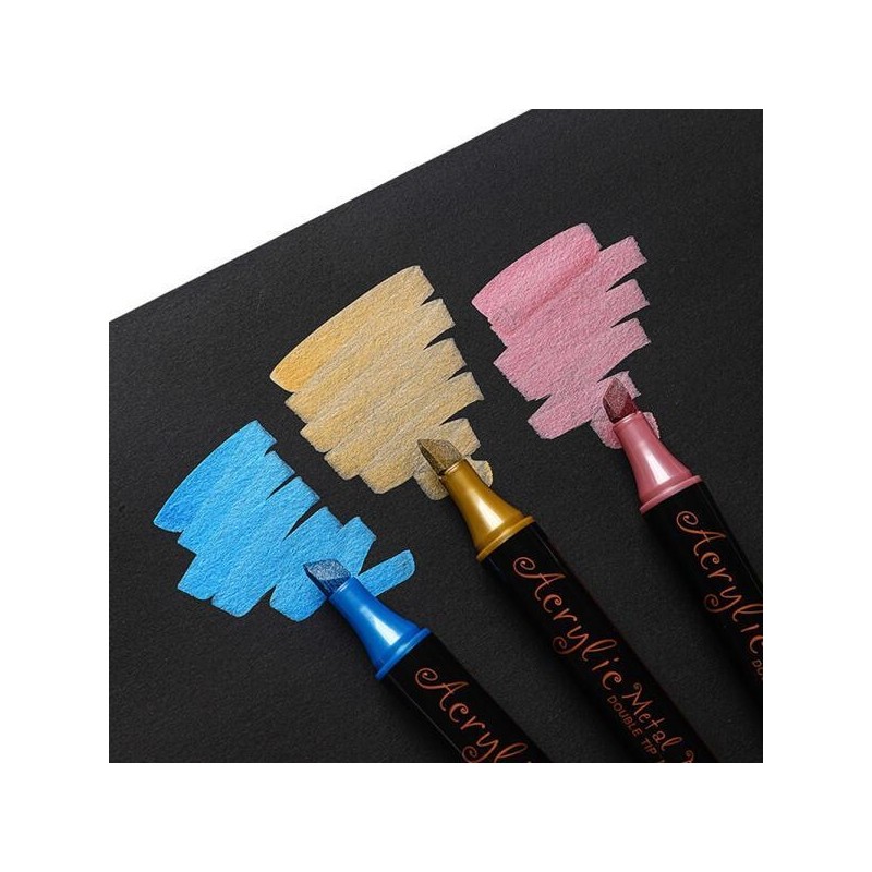 Artbox/Hosa Stationery Artfield Acrylic Metal Markers 24 Colors / 아트박스호사문구