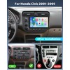 【Heat Dissipation】 2+64G Android Car Radio for Honda Civic 2001