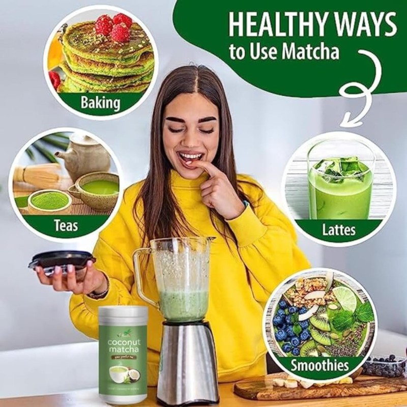 CACafe Coconut Matcha - Creamy & Sweet Japanese Health Drink