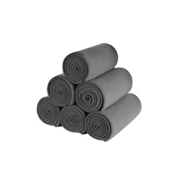 SeaBeauty Fleece Blanket - Pack of 6 Cozy and Comfortable Fleece Throw Blankets for Home, Bed, Sofa, Office, Camping - Pet-Friendly, Warm, and Breathable Grey- 50 x 60 Inch Each