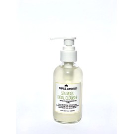 Sea Moss Facial Cleanser - Rich in Collagen with Aloe and Grapefruit Seed Extract | Breakout , Eczema , Acne & Wrinkle Reducing | For All Skin Types | Sea Moss Soap | Cleanse Oily, Dry & Sensitive Skin Organic and Natural Ingredients| Sea Moss Face Wash-