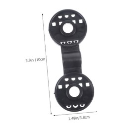 ORFOFE 100pcs Sun Protection Net Buckle Clips for Garden Netting Sunscreen Shade Cloth Shade Net Cloth Sunshade Clips for Hanging Clips for Outdoor Fabric Lock Plastic Black