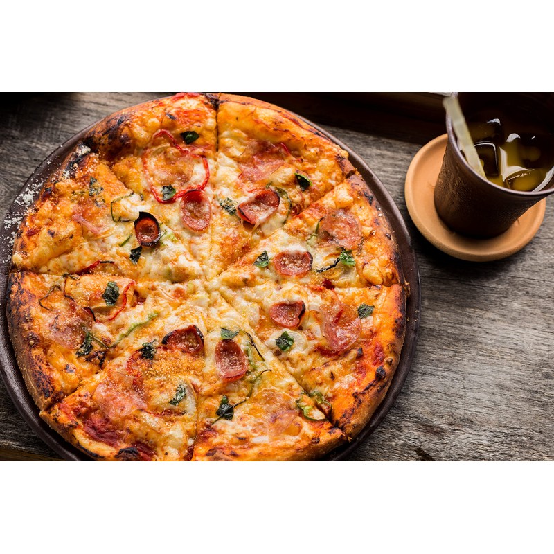 Large Perforated 33.5cm Pizza Oven Tray Baking Tray Set Tray/Pan