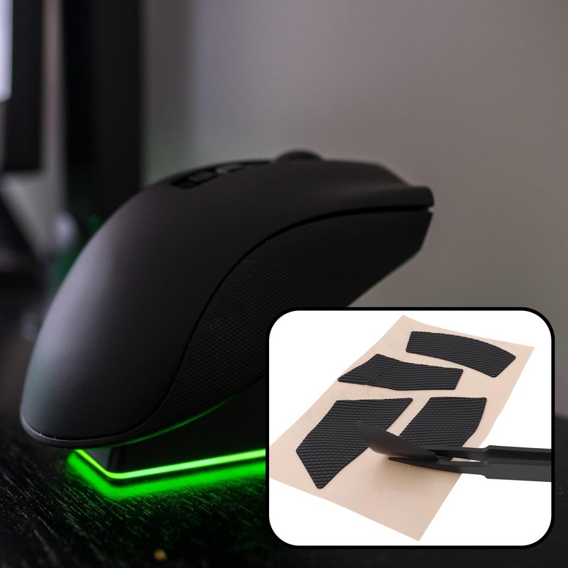 ECSiNG 1 Set Razer Mouse Griptape kompatibel mit Razer DeathAdder
