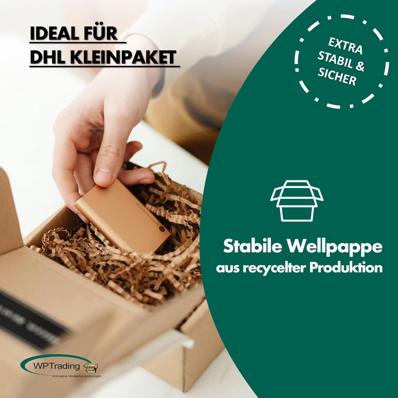 WPTrading - Pack of 50 DHL Small Parcel Cardboard Single