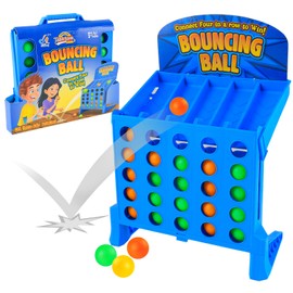 PAYFULLY Bouncing Ball Table Game, Bounce Off Game, 4 Winning Action Balls, Bouncing Ball 4 Shots Game, Shots Bounce Game, Bounce Ball Party Game for Children, Adults