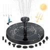 Bomba de Fuente Solar con 6 Boquillas, Fuente Solar Flotante,