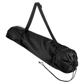 Heavy Duty Camping Chair Replacement Bag with Side Pocket, Camp Cover Bags for Carrying Folding Chairs - 48 X 11 Inches, Durable 600D Oxford Fabric, Extra Wide Mouth, Adjustable Strap (Black)