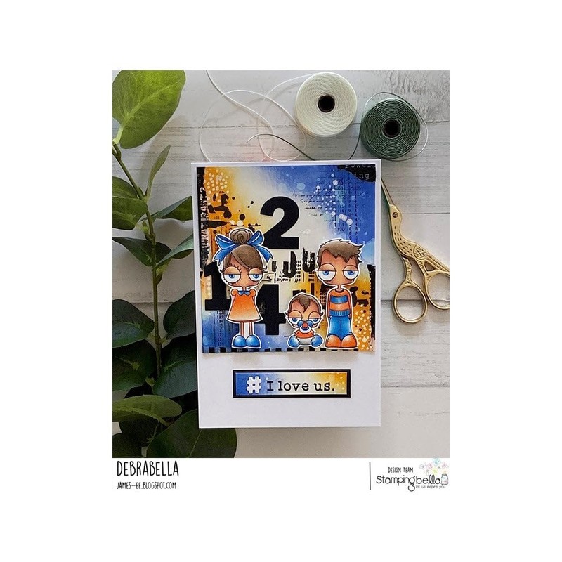 Stamping Bella EB1117 Stamp with Bell Oddball Siblings