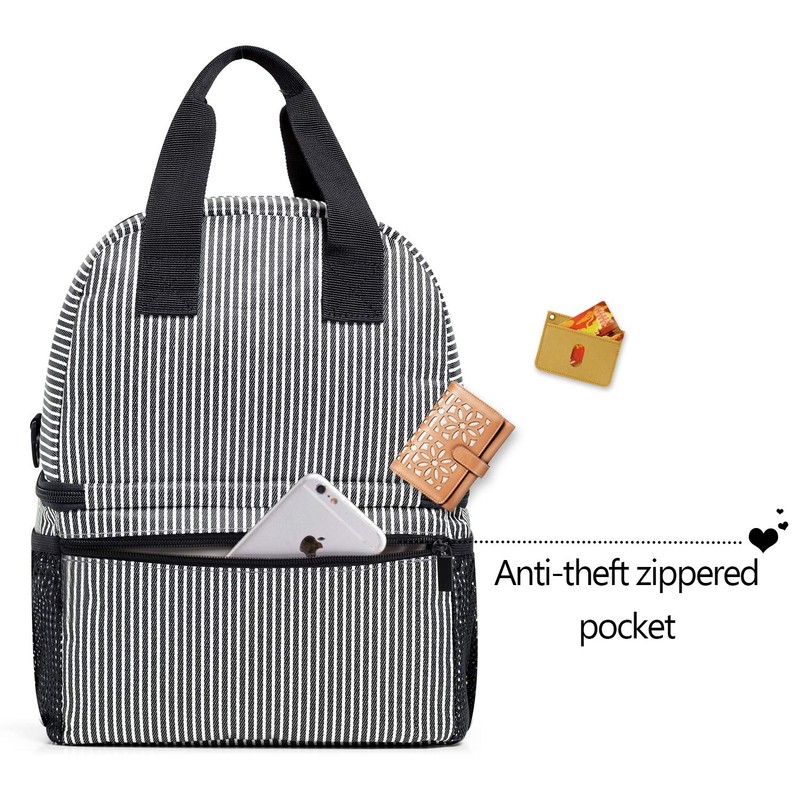 Teamoy Breast Pump Bag Tote with Cooler Compartment for Breast