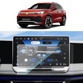 SKTU for 2025 VW Tiguan Screen Protector 12.9 Inch for 2025+ Volkswagen Tiguan 12.9-Inch Navigation Display 2025 Tigua n Accessories Screen Protective Film Tempered Glass [9H Hardness, Ultra Clear, Anti-Glare]