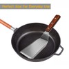 Professional Metal Spatula for Cast Iron Skillets and Flat Top