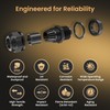 QILIPSU 50pcs M16L Long Thread Cable Gland Waterproof IP68 Nylon