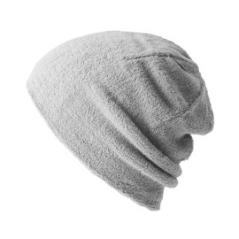 CHARM Towel, Pile, Cotton, Hat, Made in Japan, One Size Fits All / 3 Colors, Antibacterial, Odor Resistant, Care Hat, Sports, Sweatproof, Summer, N Gray
