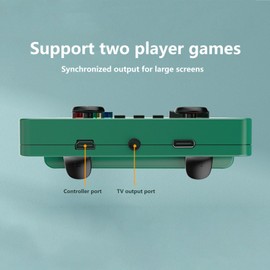 Retro Handheld Game Console, Dual 3D Joystick 3.5in IPS Screen for Large 2D, 3D Games, 11 Simulator Retro Portable Gaming Console with 32GB Memory Card