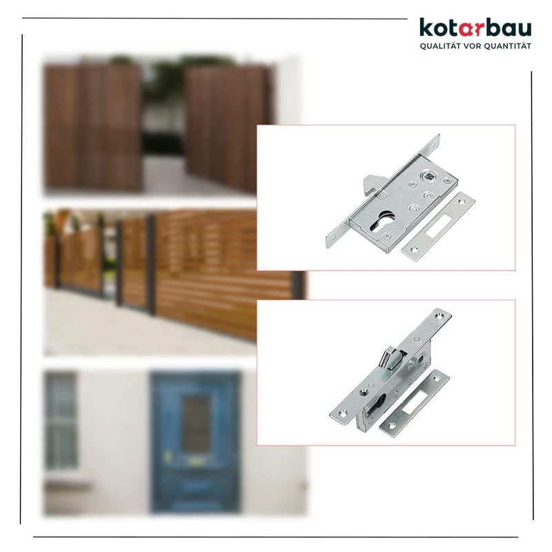 KOTARBAU® Hook Lock Sliding Gates Mortise Lock H-60 Sliding Door