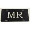 Diamond Etched Products Mr & Mrs Car Tag Set of