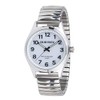 Clefer SM-AM169-WTS Men's Wristwatch, Solar, Waterproof, Metal Band, Silver, Wristwatch,