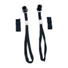 SkyMed Walking Cane Wrist Straps, 6” Length, 2 count, Black,