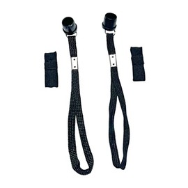 SkyMed Walking Cane Wrist Straps, 6” Length, 2 count, Black, Come with 7/8” plug, Elastic Connecter. fits Offset Canes, Folding Canes, Derby Canes, HurryCanes