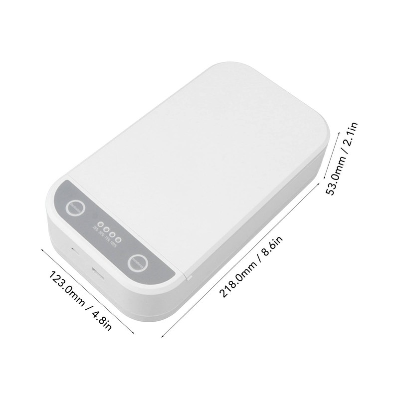 Cell Phone Cleaner Box UVC Light Cleaner Box Multifunctional Cleaner