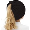 Rosoz Womens Ponytail Beanie Winter Beanie Hat Ponytail Hatfor Women