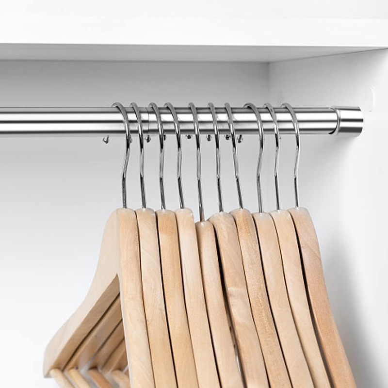 31-51 cm Clothes Rail Made of Stainless Steel, GEBAUM Retractable