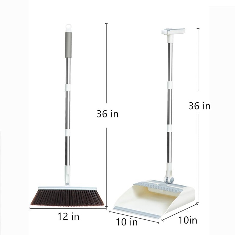 5-in-1 Foldable Cleaning Kit – All-in-One Broom, Dustpan, Pet Hair