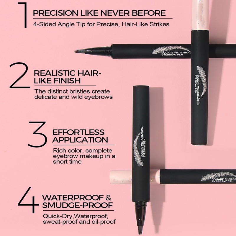 Microblading Liquid Eyebrow Pen - Micro Line, Tint, Filling the