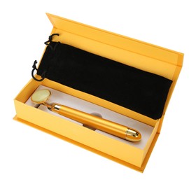 Electric Gold Facial Massager Anti Eye Wrinkle Face Slimming Micro current Massager