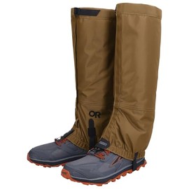 Outdoor Research Men’s Rocky Mountain High Waterproof Gaiters – Durable Hiking Gaiters & Hunting Gaiters for Trail and Backcountry Use, Coyote, S