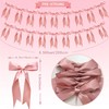 2pcs Bow Garland Banner Ribbon Bow Party Decorations for Baby