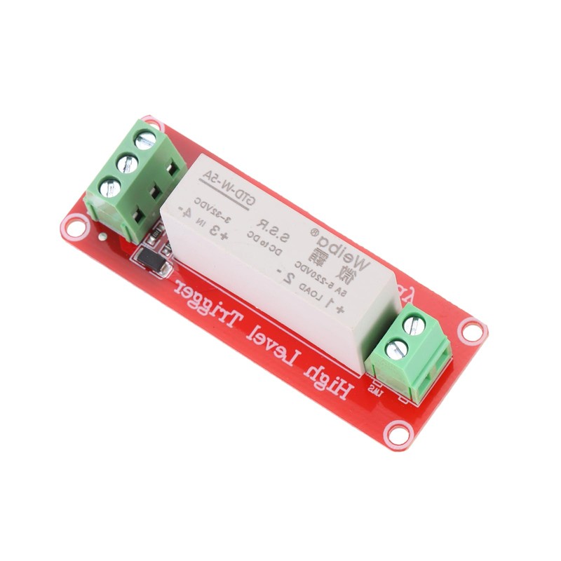 MECCANIXITY DC 3-32V 1 Channel Relay Module High Level Trigger